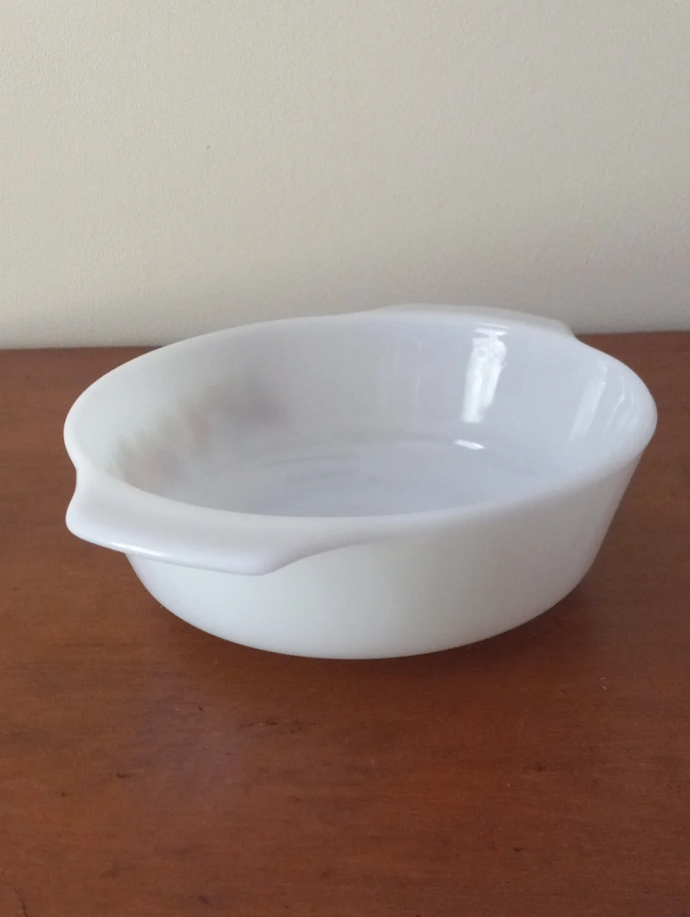 Anchor Hocking White Harvest Vegetable Glass Baking Dish - Home Kitchen